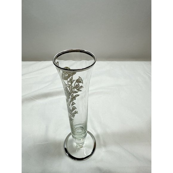 Vintage‎ Flanders Bud Vase W/Poppy Sterling Silver Overlay. - Picture 9 of 14